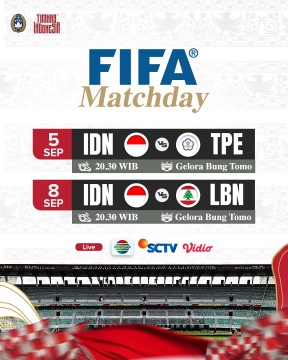 Jadwal FIFA Match Day Timnas Indonesia.  (Instagram @pssi)